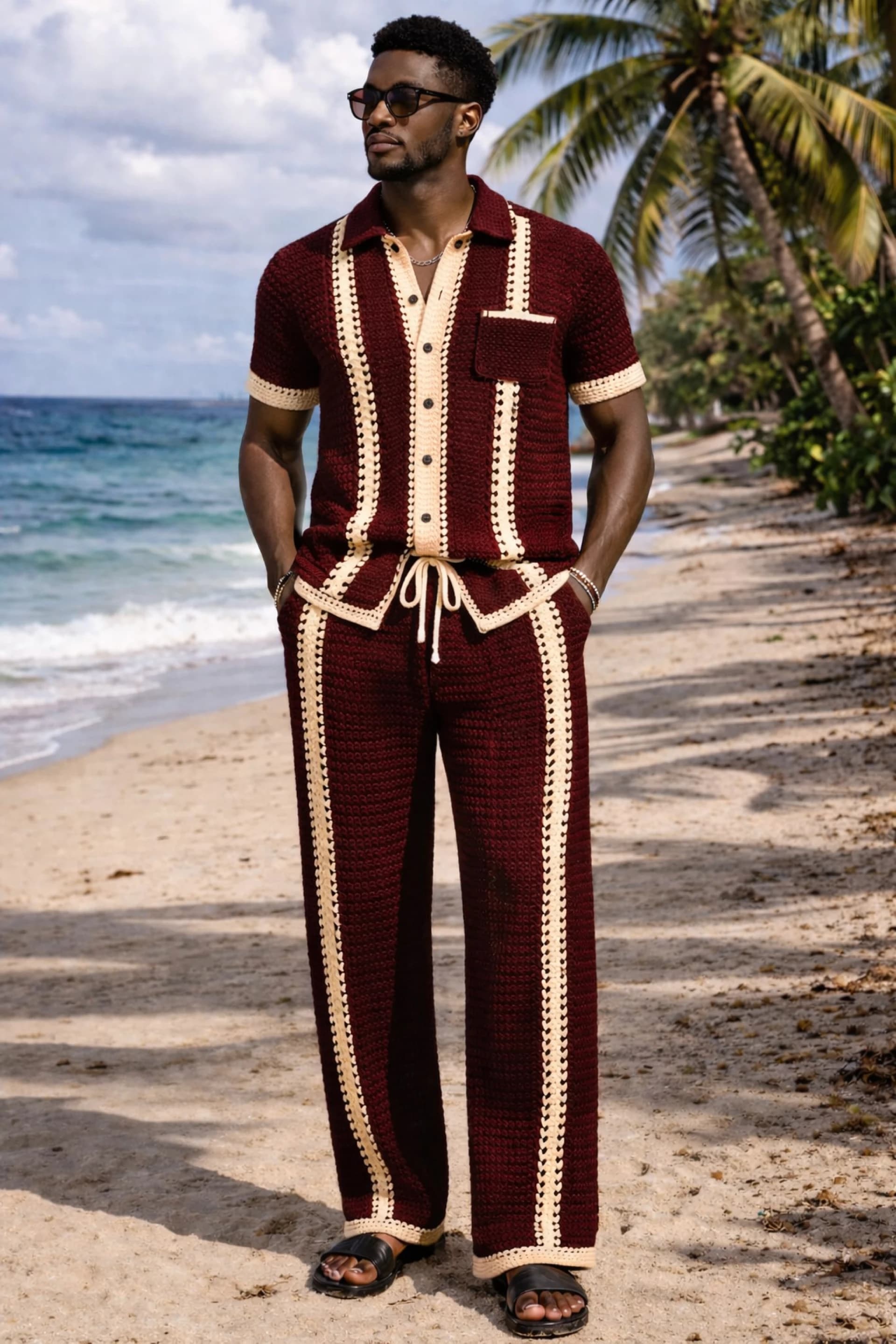 Noir Shirt & Trouser Set
