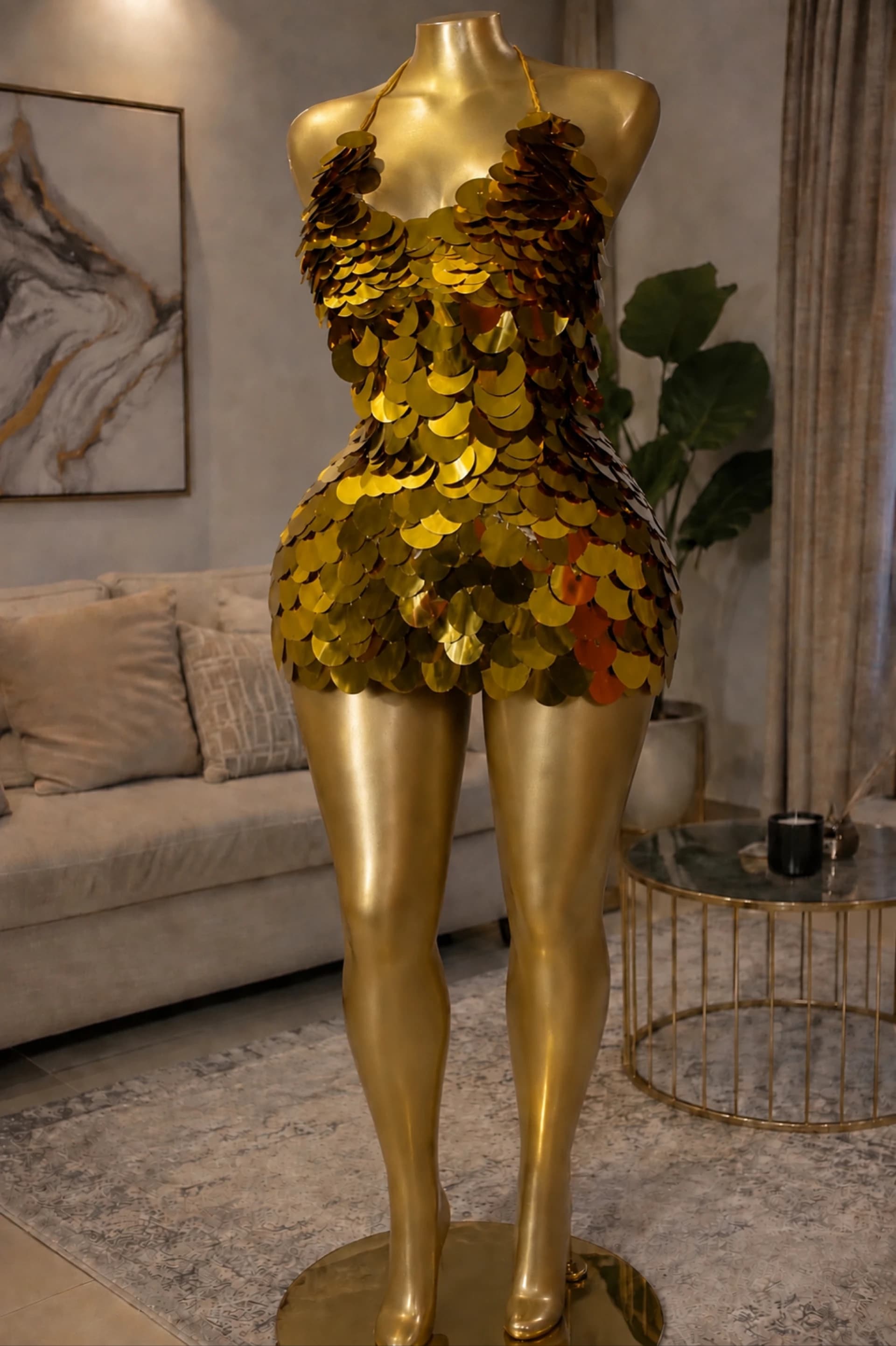 Aurelle Sequin Dress
