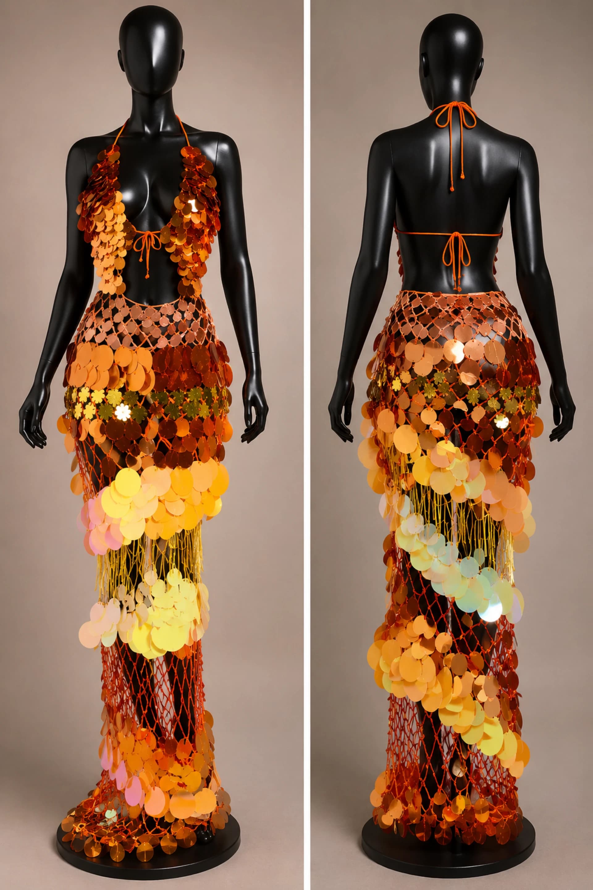 SOLARA Sunset Sequin Dress